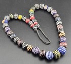African Trade Beads Vintage Venetian Glass Beads 10 To 18mm Mix String
