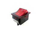 Red Light 4 Pin Dpst On off Snap In Rocker Switch 16a 250v 20a 125v Ac