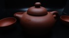 Antique Yixing Clay Teapot And Cups 5 Inches