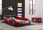 Boys Red Turbo Race Car Twin Plastic Toddler Race Car Bed Kid Child Bedroom New