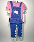 Toddler Girls  4pc Short Sleeve Cotton Snug Fit Ms  Rachel Pajama Set - Pink 18m