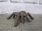 Rustic Spooky Desert Cast Iron Spider Arachnid Tarantula Figurine 4 5  Halloween
