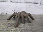 Rustic Style Lifelike Cast Iron Spider Arachnid Tarantula Figurine 4 5 Inch