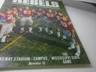 Souvenir Program  Ole Miss Vs  Mississippi  State Egg Bowl  Archie  11 -30-68