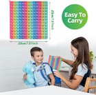 Rainbow Multiplication Table Pop Fidget Toys Educational Math Learning Board Gam