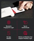 Atkey card Nfc Fingerprint Security Key     Passwordless Fido2 Login  Multi-fac   
