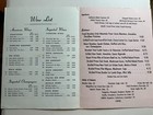 Vintage Menu From Cafe Continental At The Stardust Hotel Las Vegas