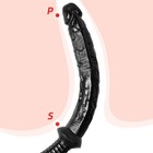 Realistic Long Dildo With Handle - 13 Inch Lifelike Double Ended Dildo For Deep
