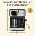 Cuisinart Coffee Center Barista Bar 4-in-1 Pod capsule Steam Wand