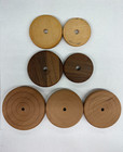 Lot Of 7 Pre-owned Wooden Nantucket Basket Bases D e l s  Maple Walnut Cherry
