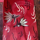 40s Vintage Towncraft Deluxe Red Cream Black Abstract Mens Swanky Tie 54 X 4
