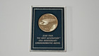 Franklin Mint Star Trek Next Generation 10th Anniversary Silver Medal   Pendant
