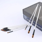 Filbert Paint Brushes Set  12 Pcs Artist Brush For Acrylic Oil Watercolor Gouach