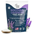 Soothing Lavender Foot Spa With Epsom Salt Bath Soak     Pedicure Foot Soak Tub   