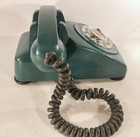 Vintage 1954 Western Electric Mediterranean Blue Telephone