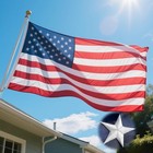 3x5ft American Flag Outdoor Heavy Duty Us Flag With Embroidered Stars