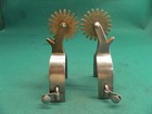 Nice Used Pair Of Western Crckett Renalde Cowboy Spurs