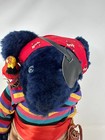 Vintage Teddy Bear Blue Beard Pirate Peg Leg Eye Patch Artist Sals Pals 20  Rare