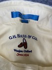 Vtg G h  Bass   Co Mens Shirt 16 5 32 33 Yellow Long Sleeve Weejun Oxford Cotton