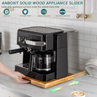 Appliance Slider  Wooden Sliding Tray For Coffee Maker