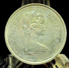 Circulated  1873 1973   25 Cent Canadian Coin 62919 