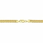 10k Yellow Gold 4mm Miami Cuban Link Chain Necklace Men s Women Size 22  Hollow