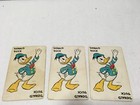 Vtg Lot W d p  Donald Duck Card Game Parts Walt Disney Mickey Minnie Goofy Bongo