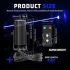 Laser Blue Led Whip Lights Whipless Antenna Remote For Kawasaki Teryx4 Utv Atv