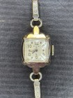 Vintage Elgin 19j 10k Gold Filled Women   s Watch W  Flex-let Band     1950s 12g
