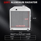 C7nn8005h 3 Row Aluminum Radiator For Ford New Holland 2000 2600 3000 3600 4000