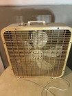 Vintage Lakewood 20  3-speed Box Fan Model P-223 Beige Usa Made Tested Works