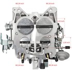 4 Barrel Carburetor For Chevy Gmc 327 350 396 427 454 750cfm Rochester Quadrajet