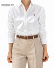 New Polo Ralph Lauren Boys Oxford Shirt White Size L 14-16 Cotton Pony