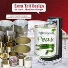 Heavy Duty Electric Can Opener Stainless Steel Tall Automatic Can Opener Black