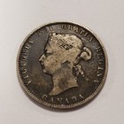 1872-h 25c Cents Canada Twenty-five Cents Silver - Km-5 - Sku-f9022