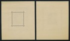 Croatia Scott  b31 2 Souvenir Sheets  perf And Imperf  Vf Centering  mnh 