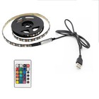 5v Usb 5050 Rgb Led Strip Light Bar Tv Back Lighting Kit remote Control 60leds m
