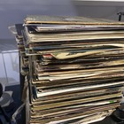 Random Lot Of 50 Vintage Oldie Records For Crafts Or Collection