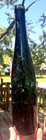 Very Nice Dark Teal Colored Hock Wine Bottle 1890 s Era Dug In Video L  k