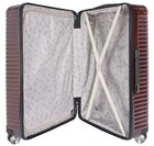 Veer 28-inch Hardside Travel Abs Checked Luggage  Chocolate