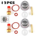 12pc Gas Lens Collet Glass Cup For Tig-17 18 26 Argon Arc Welding Torch Fittings