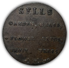 1796 Lothian Edinburgh Archibald Seedsman Halfpenny Conder Token Xf  Coin  27056