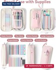 Four Candies School Supplies With Cute Pencil Case  39ct  Pink