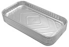 Handi-foil 10  X 5  Oblong Aluminum Foil Danish cake Pan 13 16  Deep - Hfa   329