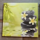 Set-of-2 Canvas Print Painting Picture Home Decor Green Bamboo Zen Wall Art Post