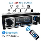Bluetooth Car Vintage Fm Radio Mp3 Player Usb Classic Stereo Audio Receiver Aux