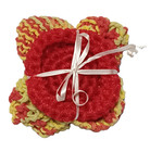 Dishcloth   Washcloth - Wave Design - Hand Knit