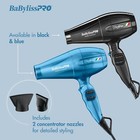 Babylisspro Nano Titanium Portofino 2000w Hair Dryer Blow Dryer Black