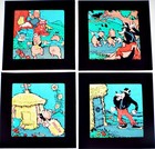Three Little Pigs 1930s Boxed Set Of 24 Magic Lantern Slides Walt Disney