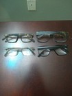 New 4 Pair 2 Brown Tortoise   Gray   Blk Eyeglasses